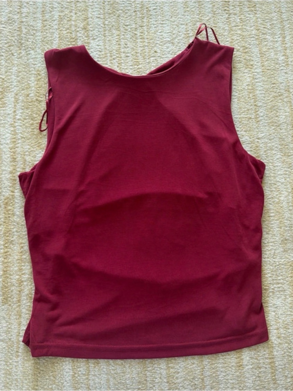 Primark Burgundy Sleeveless Tank Top
